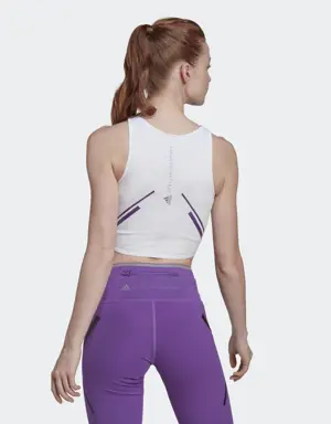 Adidas Top Curto para Running TruePace adidas by Stella McCartney. 3 Adidas Top Curto para Running TruePace adidas by Stella McCartney. 3