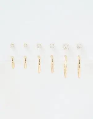 O Core Earrings 6-Pack
