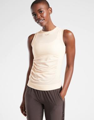 Athleta Foresthill Ascent Seamless Tank beige