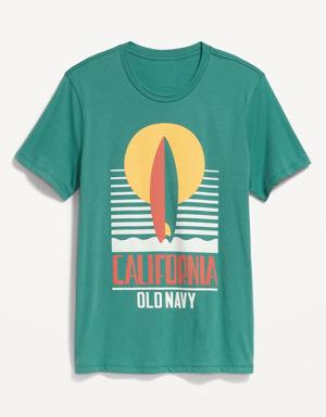 Old Navy Logo Graphic T-Shirt for Men green