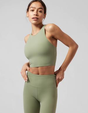 Athleta Conscious Crop Bra D&#45DD green