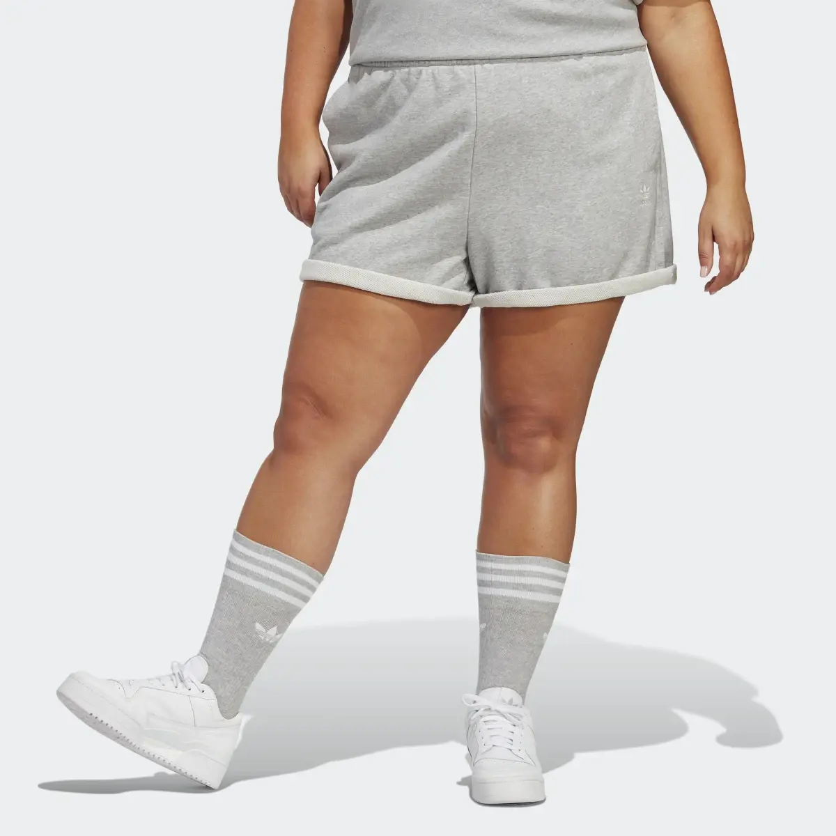 Adidas Adicolor Essentials French Terry Shorts (Plus Size). 1