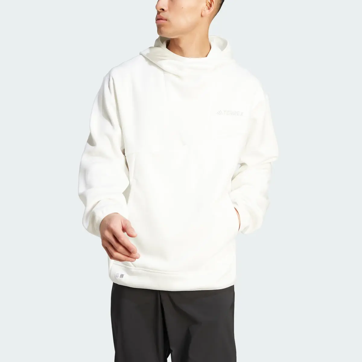 Adidas Terrex XPLORIC Medium Hooded Fleece Top. 1