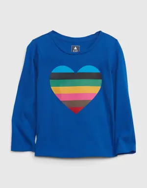 Gap Toddler 100% Organic Cotton Mix and Match Graphic T-Shirt blue