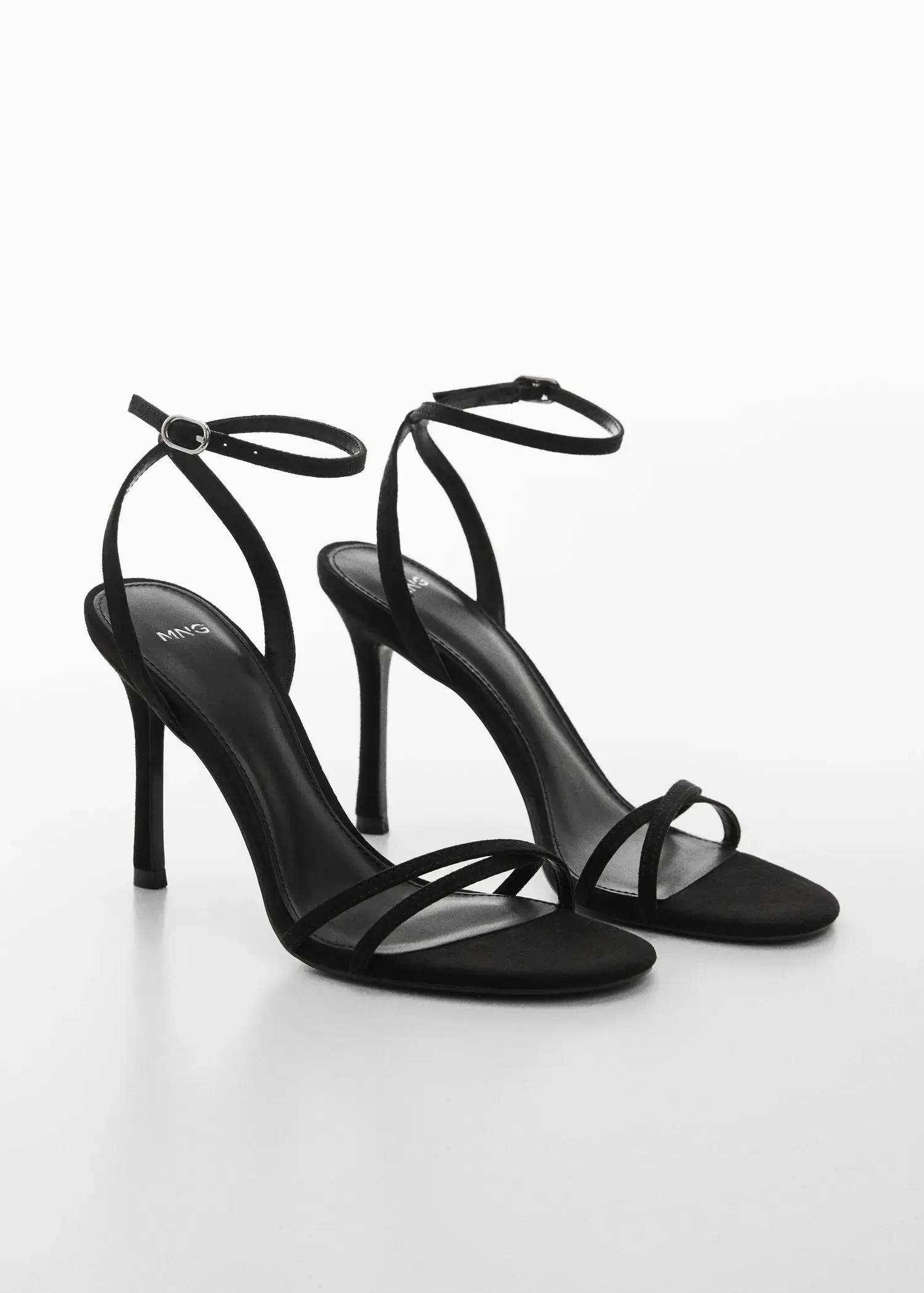 Mango Strappy heeled sandals. 1