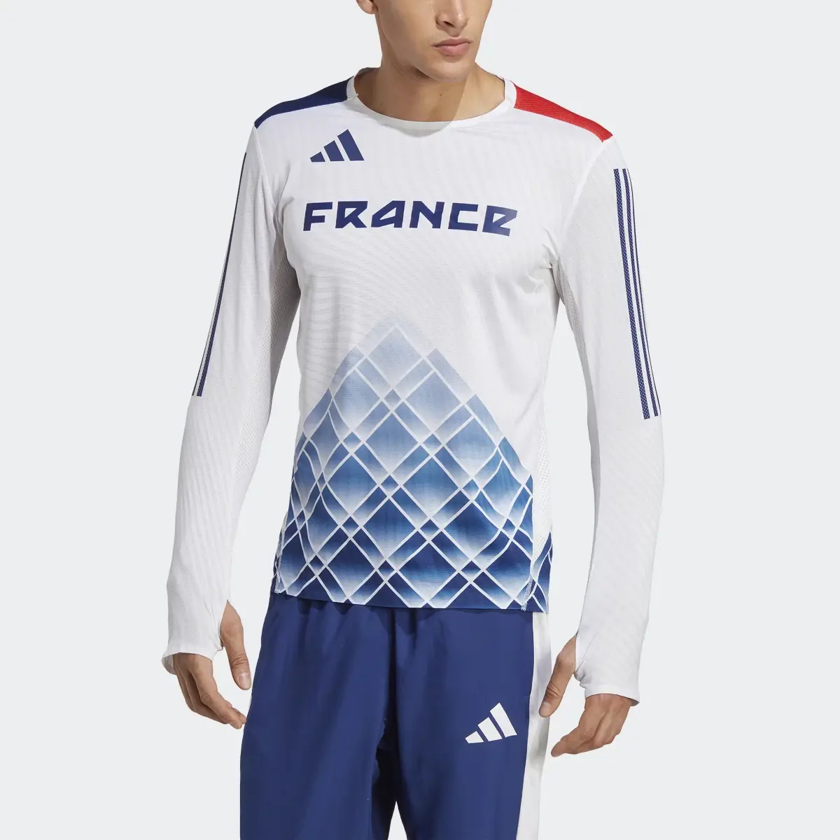 Adidas T-shirt à manches longues Adizero Promo. 1