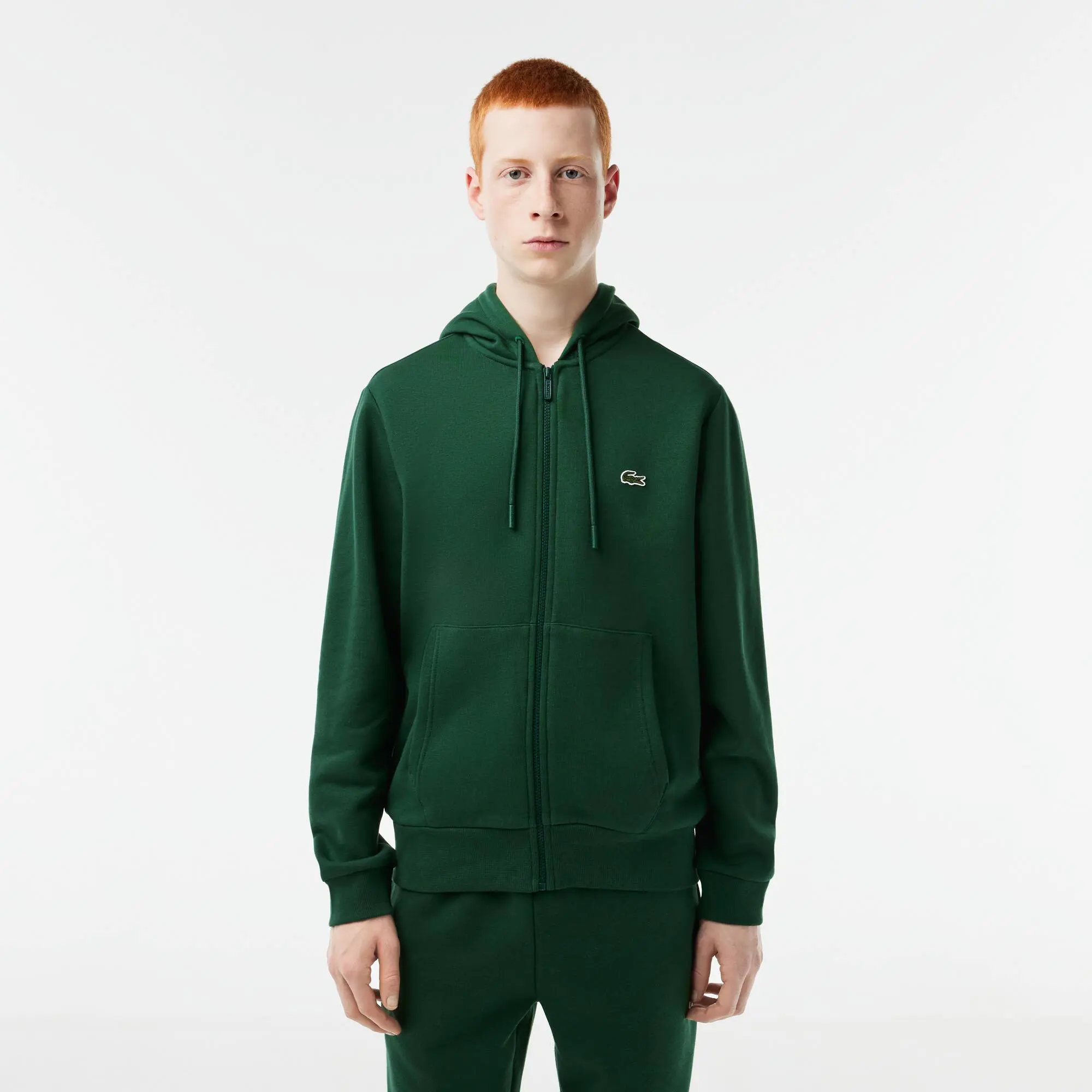 Lacoste Sudadera Jogger de hombre Lacoste en felpa con bolsillo tipo canguro. 1