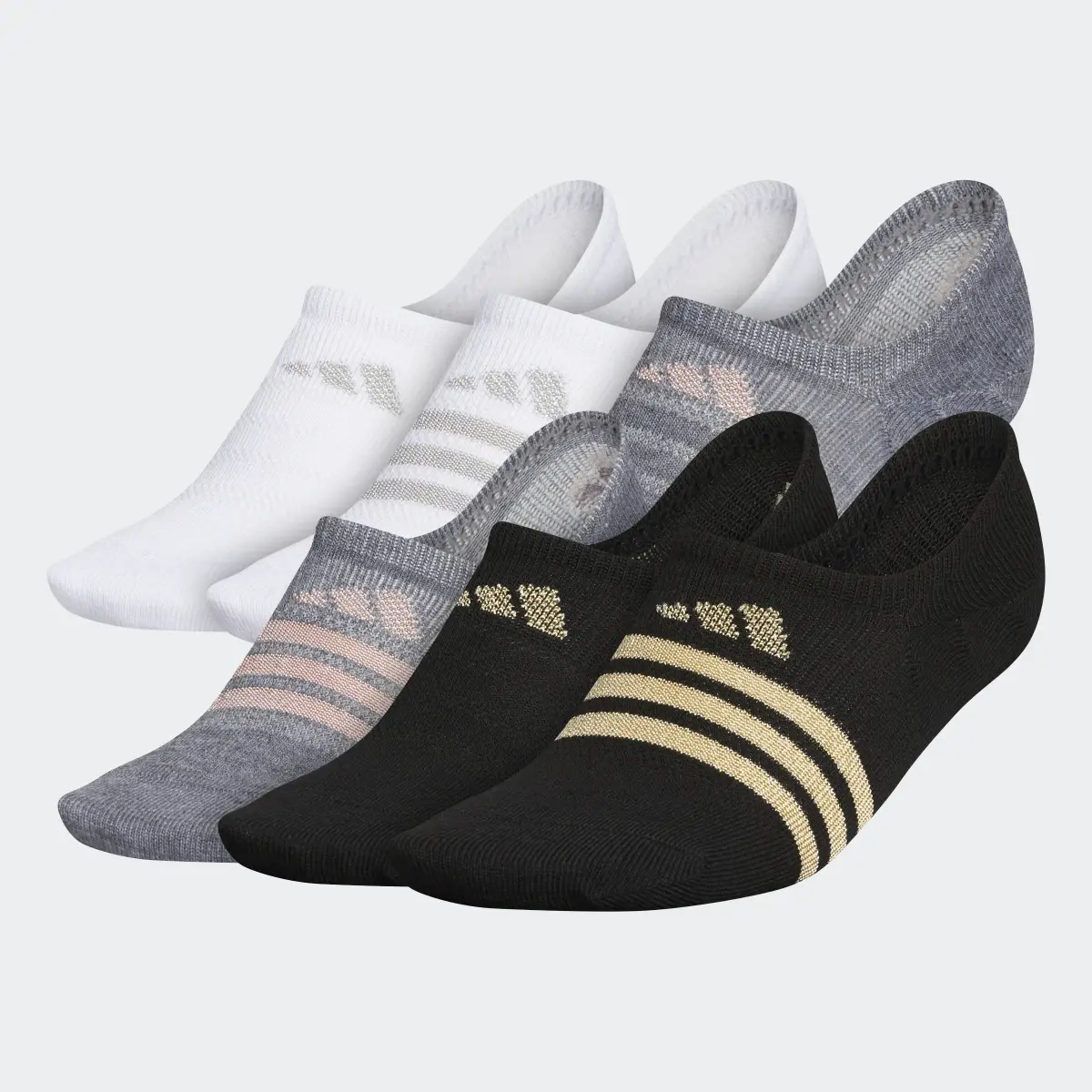 Adidas Superlite Super-No-Show Socks 6 Pairs. 2