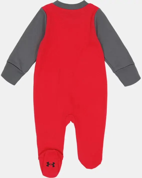 Under Armour Newborn Boys' UA Colorblock Logo Coverall. 2