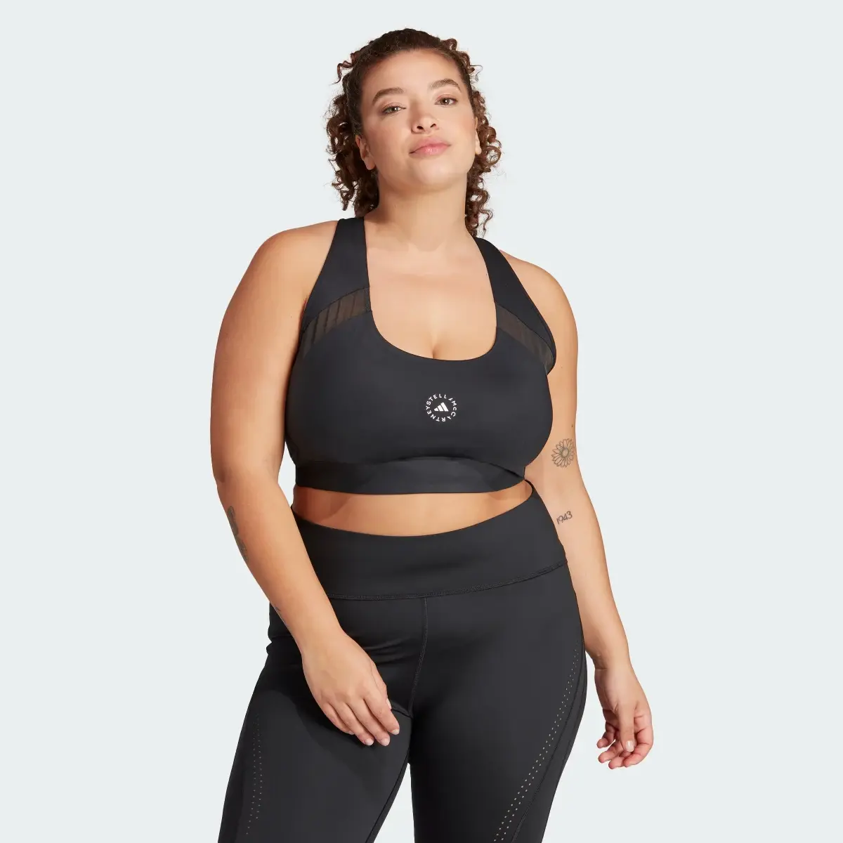 Adidas by Stella McCartney TruePurpose Power Impact Training Medium-Support Bra (Plus Size). 2