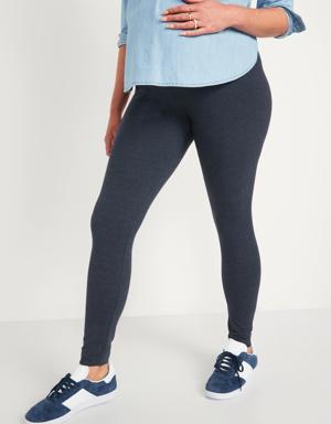 Old Navy Maternity Full-Panel Leggings blue