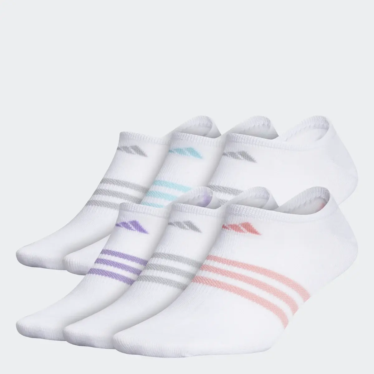 Adidas Superlite No-Show Socks 6 Pairs. 1