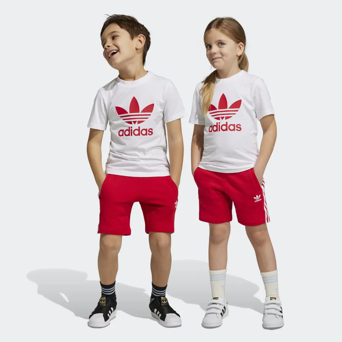 Adidas Adicolor Shorts and Tee Set. 1