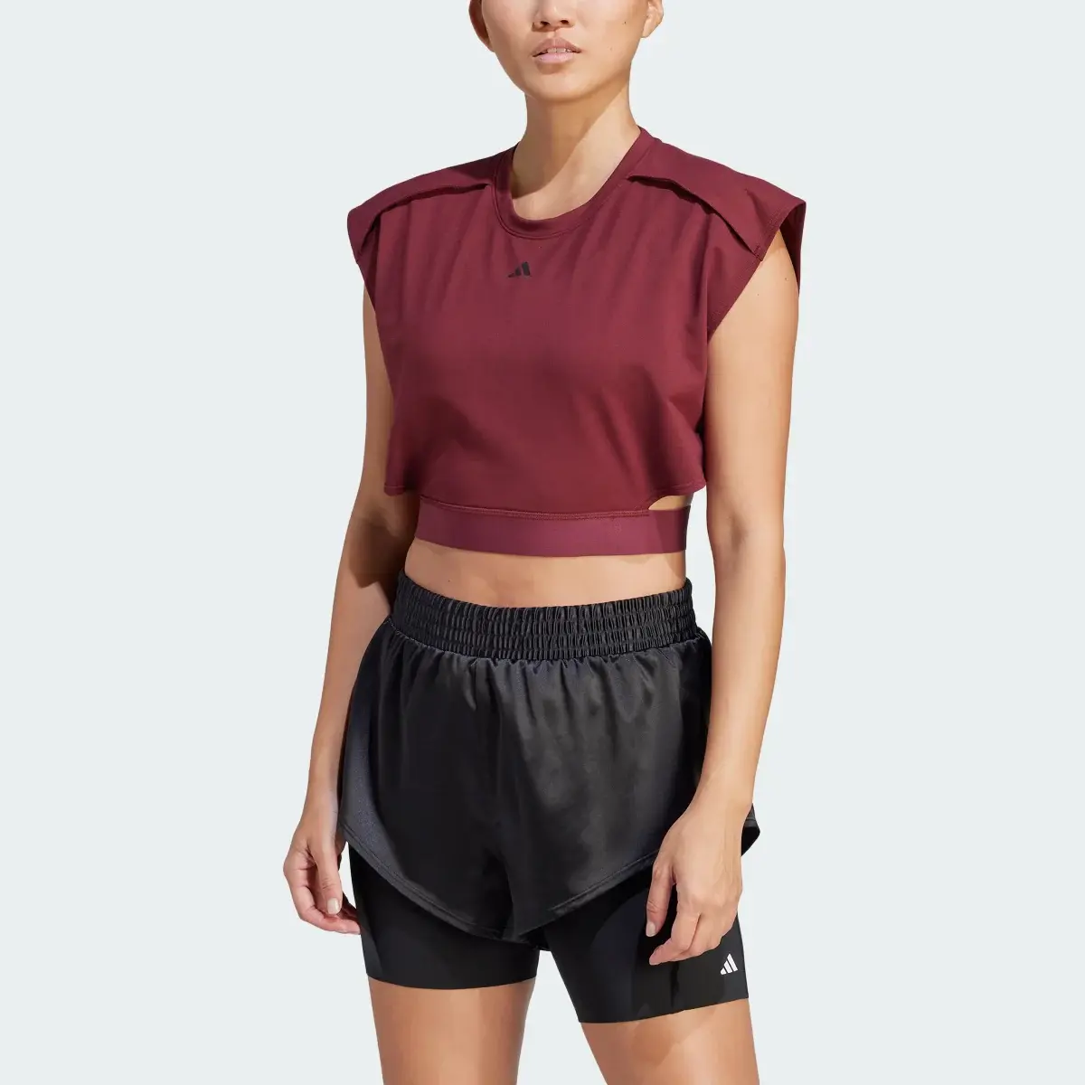 Adidas Koszulka Power AEROREADY Crop Sleeveless. 1