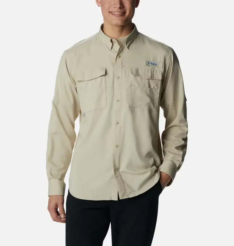 Columbia Men's PFG Blood and Guts™ IV Woven Long Sleeve Shirt. 2