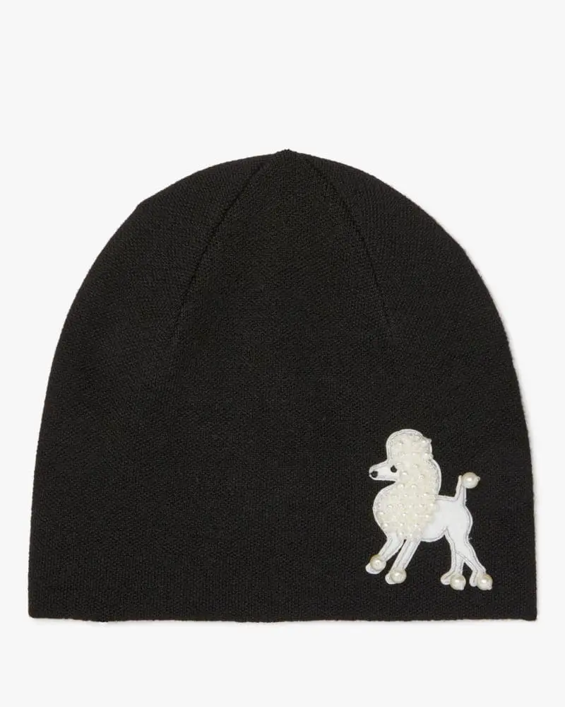 Kate Spade Poodle Embellished Beanie. 2