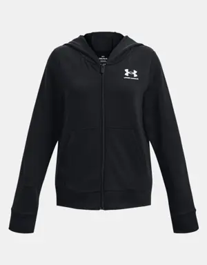 Girls' UA Rival Terry Full-Zip Hoodie