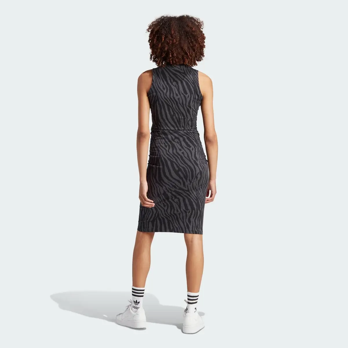 Adidas Allover Zebra Animal Print Dress. 3