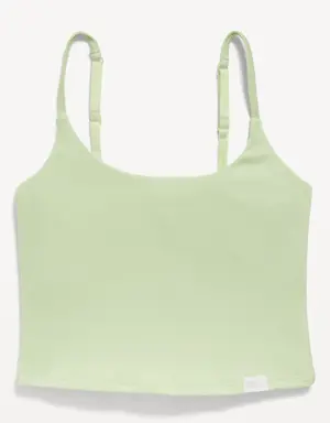 Rib-Knit Brami Top Soft Limon