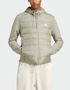 Adidas Essentials Hybrid Down Hooded Jacket