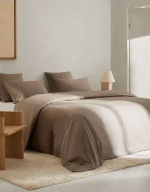 Bettbezug aus Baumwolle (180 Fäden) für 90 cm Bett