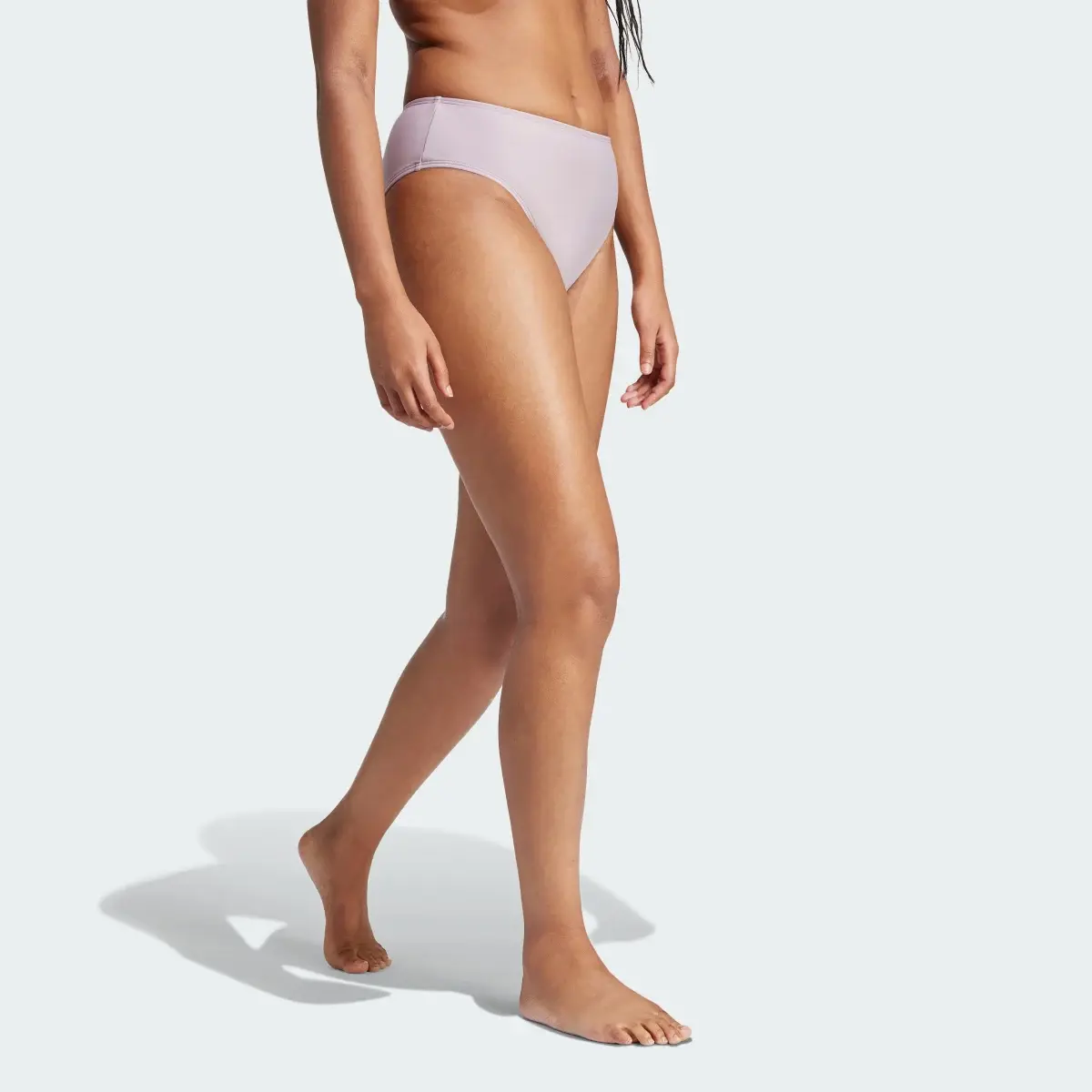 Adidas Iconisea High-Waist Bikini Bottoms. 3