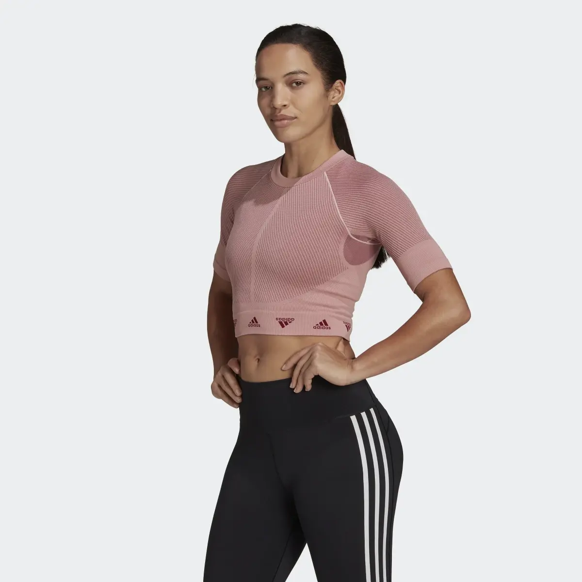 Adidas AEROKNIT Training Tee. 2