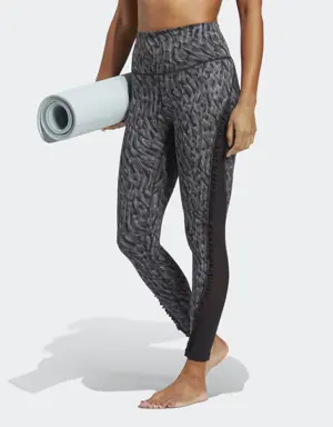 Adidas Yoga Studio Clash Print 7/8 Tayt