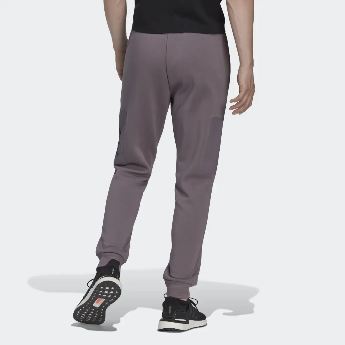Adidas Essentials BrandLove Fleece Pants. 2