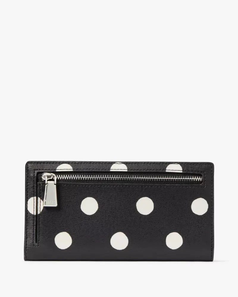 Kate Spade Morgan Sunshine Dot Slim Bifold Wallet. 3