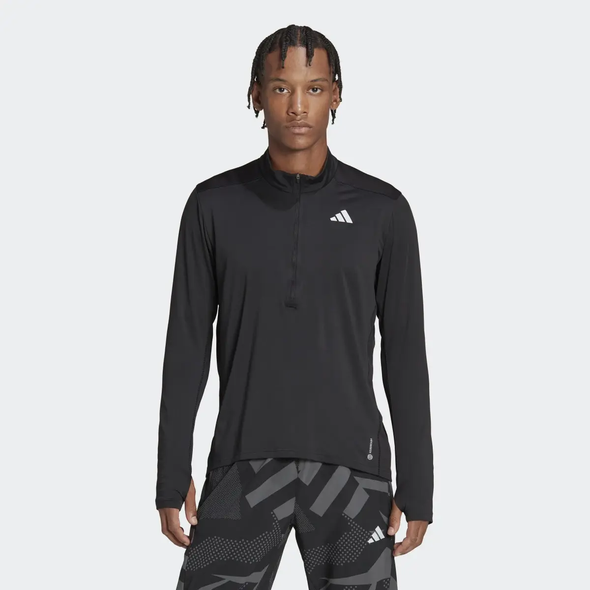 Adidas Own the Run 1/2 Zip Tee. 2