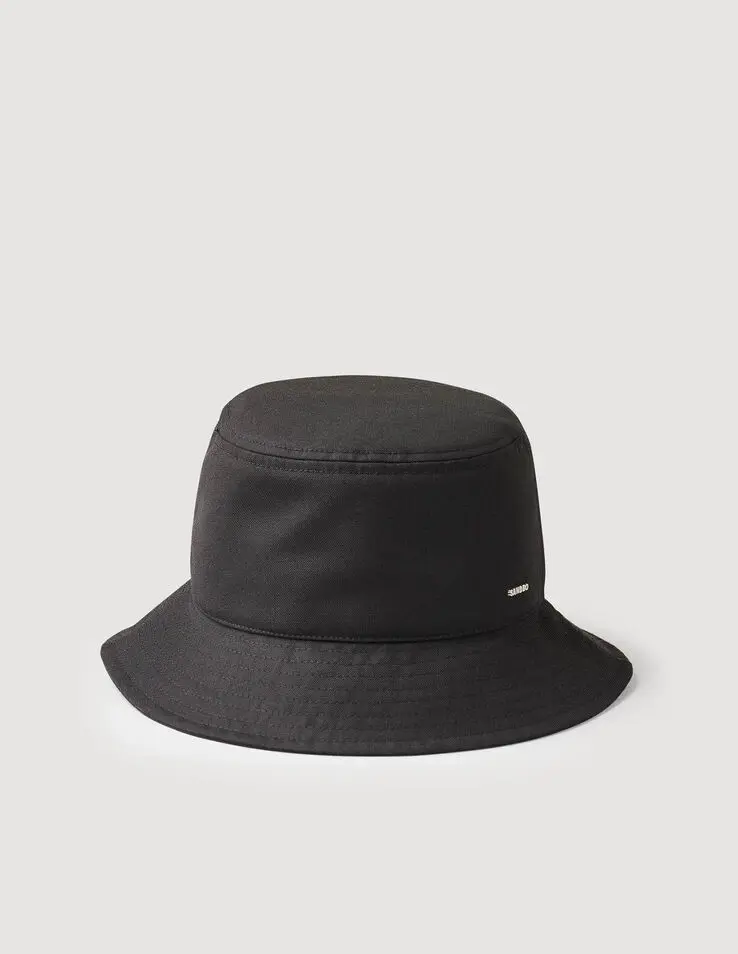 Sandro Technical fabric bucket hat. 1