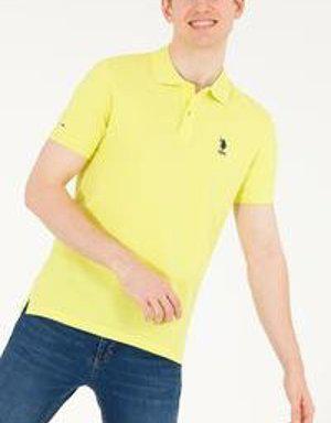 Erkek Citron Polo Yaka Basic T-Shirt