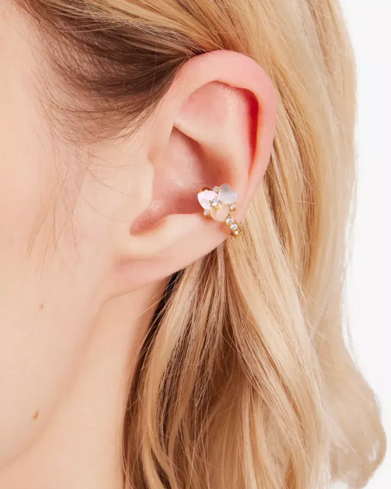 Kate Spade Precious Pansy Ear Cuff. 2