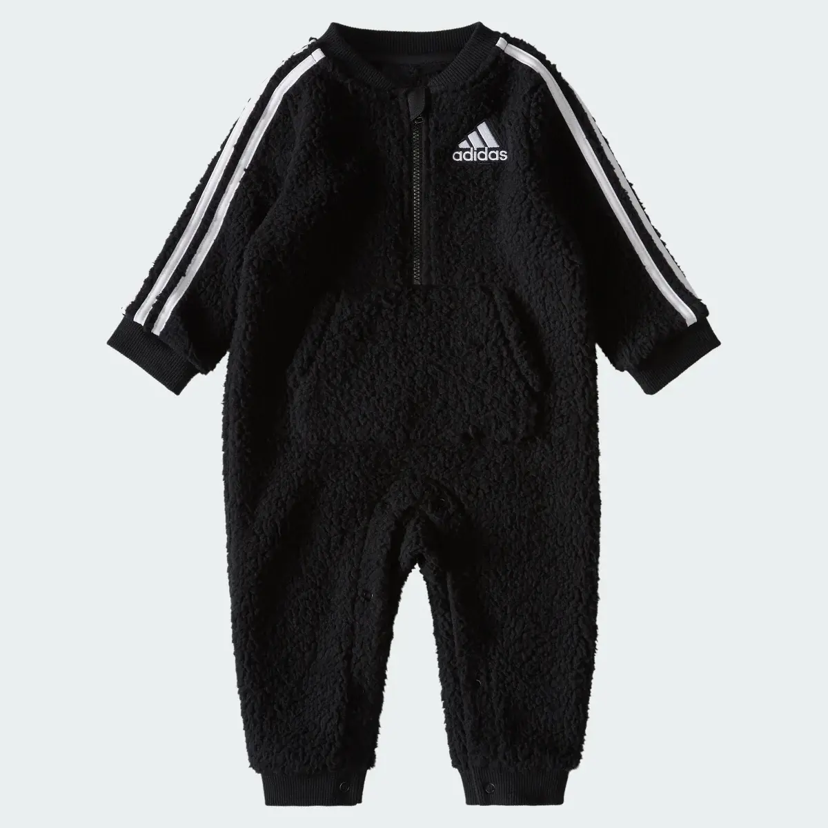 Adidas Long Sleeve 3-Stripe Coverall. 1