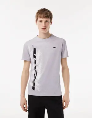 Lacoste Camiseta de hombre Lacoste Sport regular fit con marca a contraste