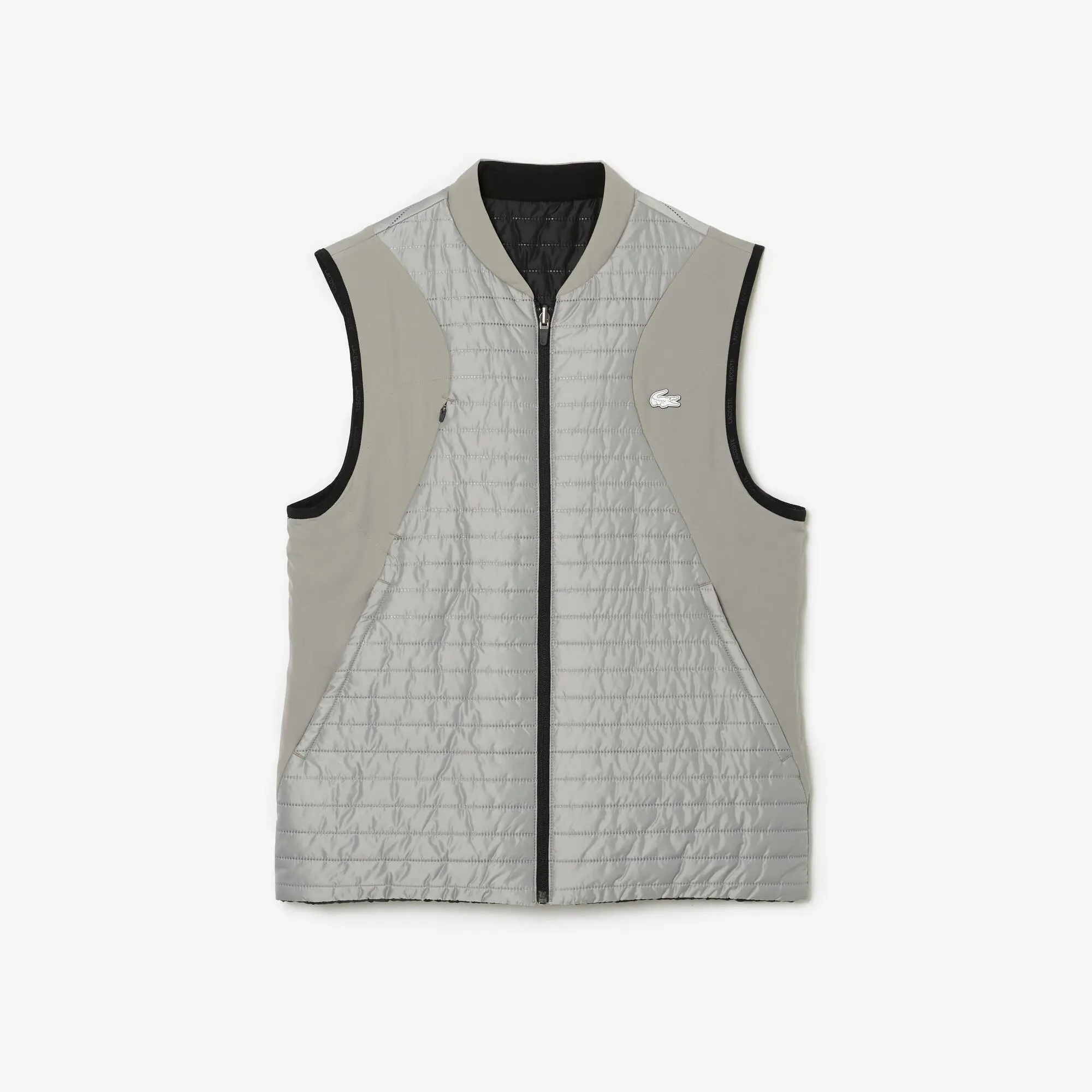Lacoste Men's Lacoste SPORT Padded And Reversible Vest Jacket. 2