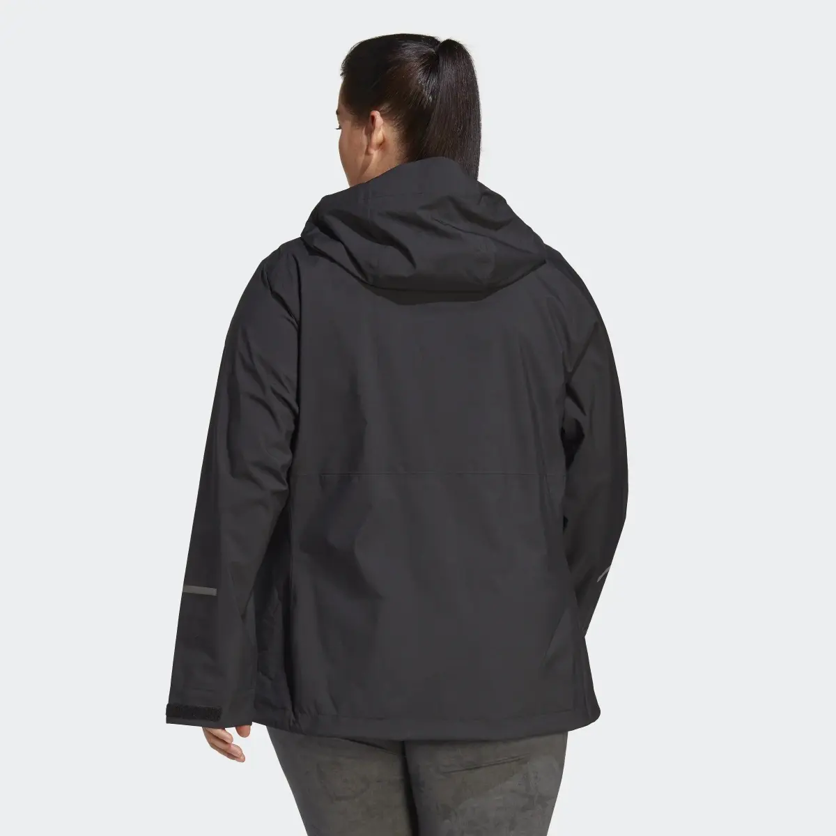 Adidas Terrex Multi RAIN.RDY 2.5-Layer Rain Jacket (Plus Size). 3