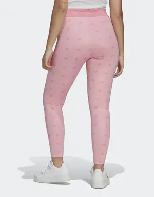 Adidas Leggings 7/8 High Waist Allover Print. 3 Adidas Leggings 7/8 High Waist Allover Print. 3
