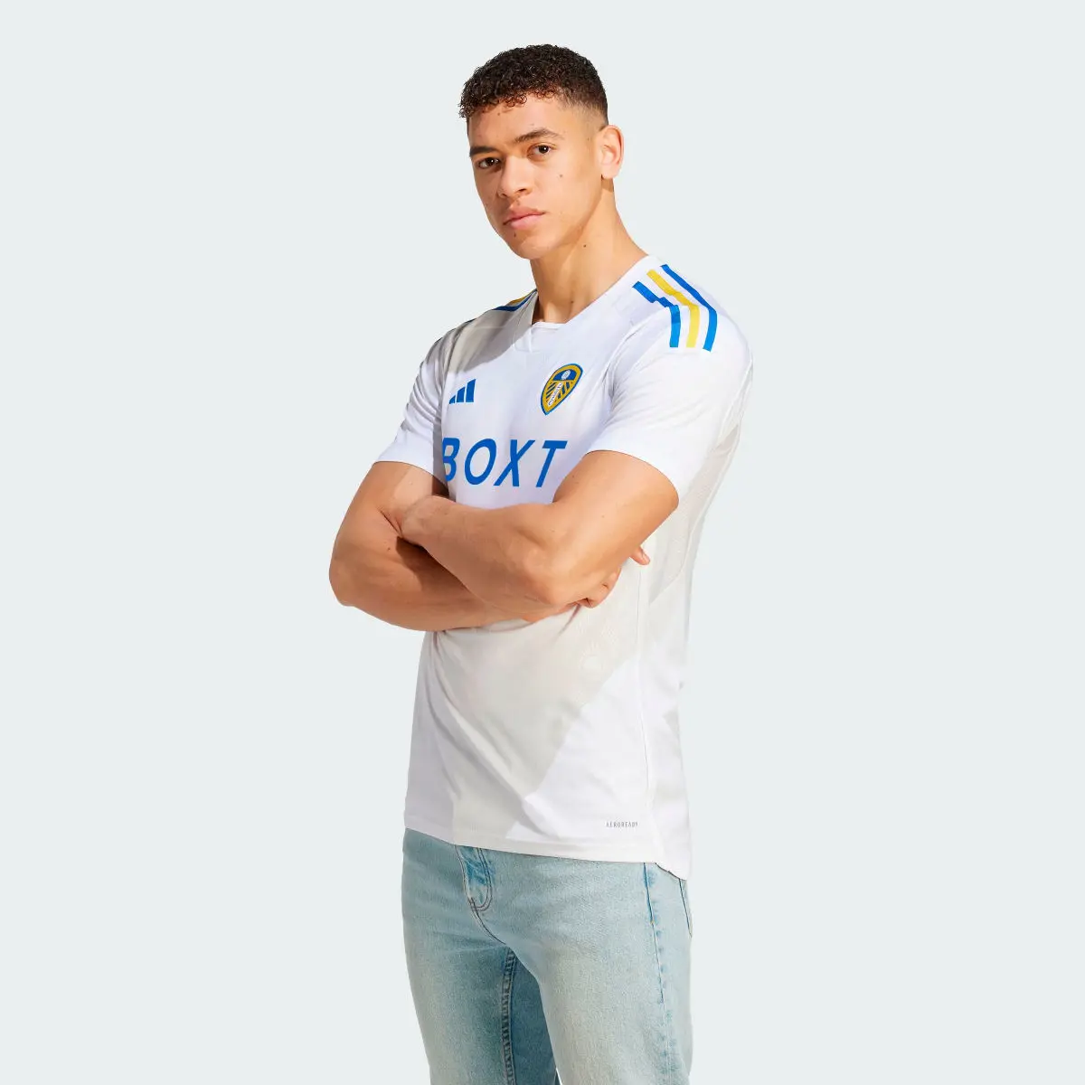 Adidas Camiseta primera equipación Leeds United FC 23/24. 3