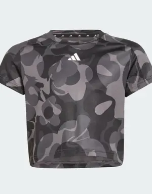 T-shirt court imprimé de saison Essentials AEROREADY Enfants