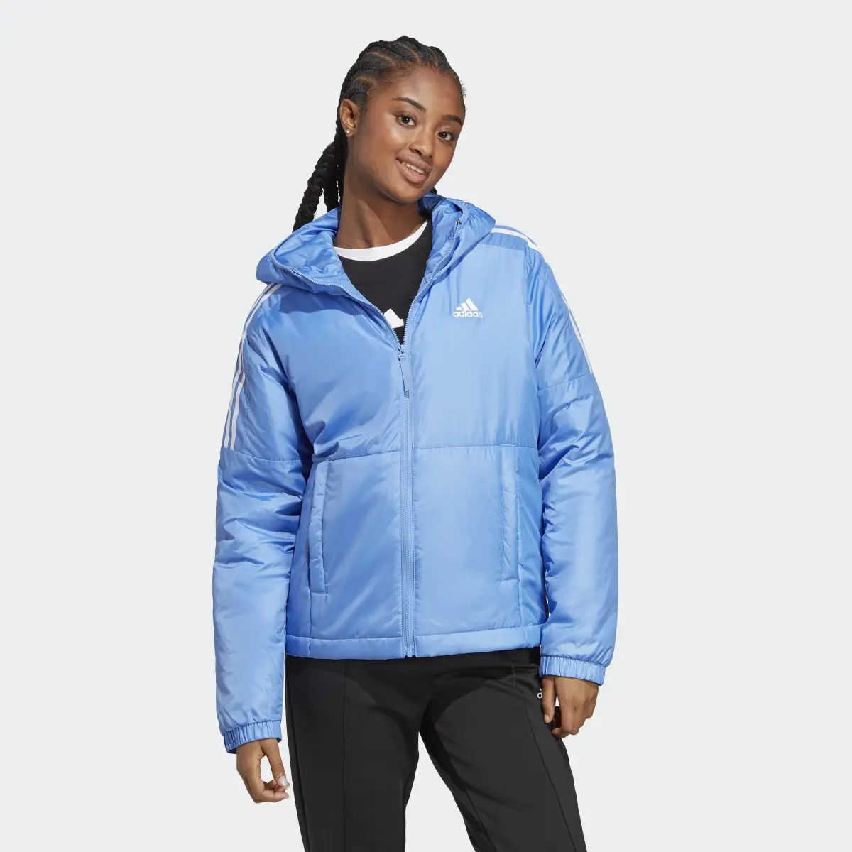 Adidas Essentials Insulated Hooded Jacket. 2