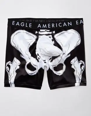 American Eagle O 6" Skeleton Costume Boxer Brief. 1