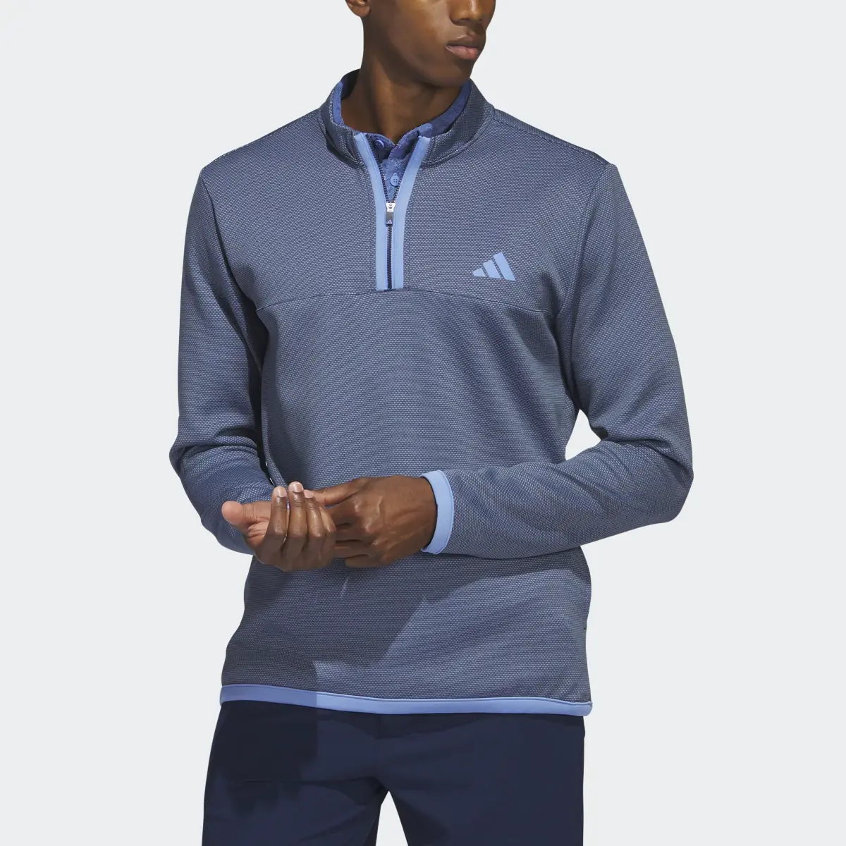 Adidas Microdot 1/4-Zip Golf Pullover. 1