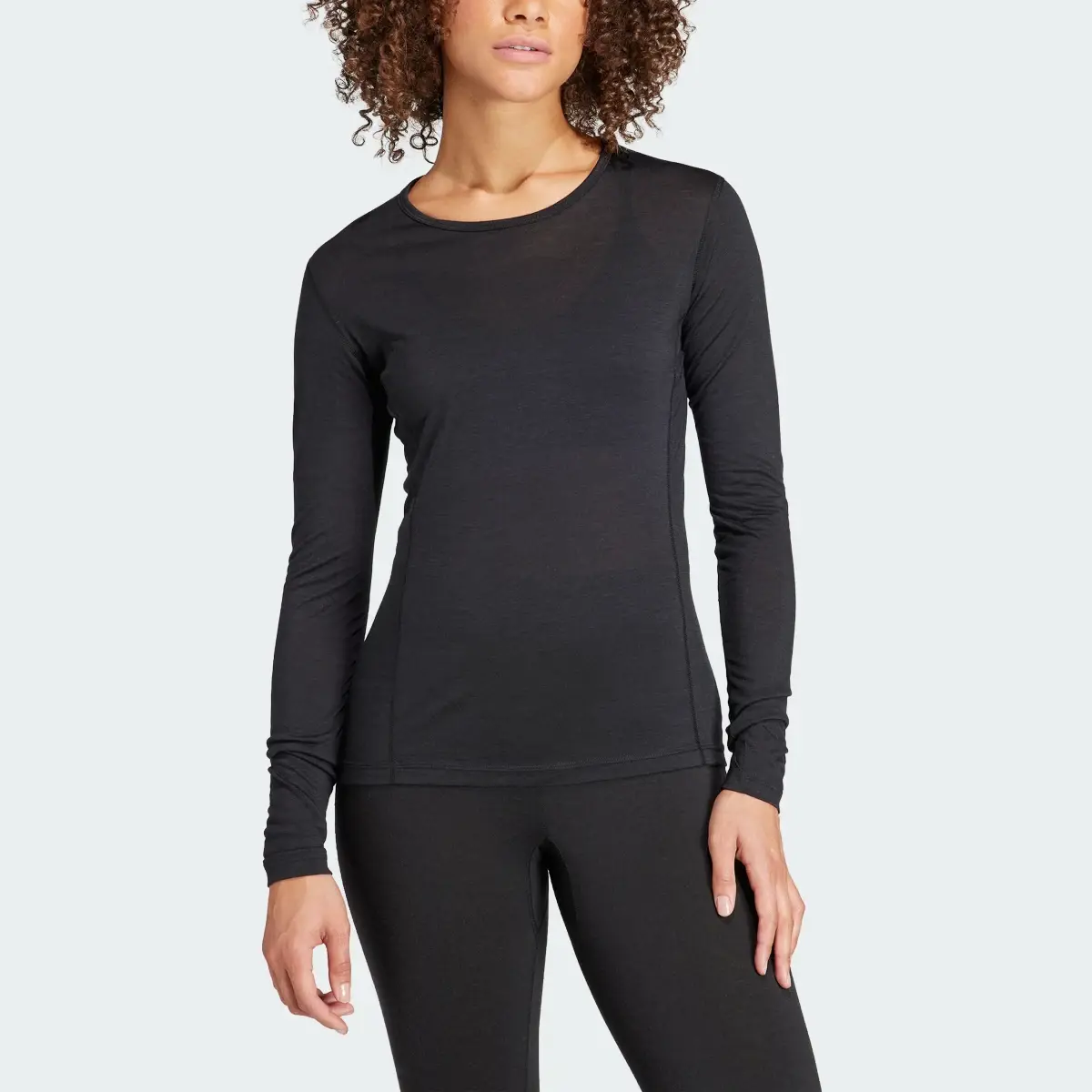 Adidas Terrex Xperior Merino 150 Baselayer Long Sleeve Tee. 1