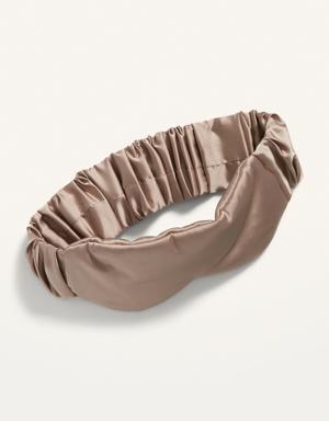 Satin Sleep Mask for Adults brown