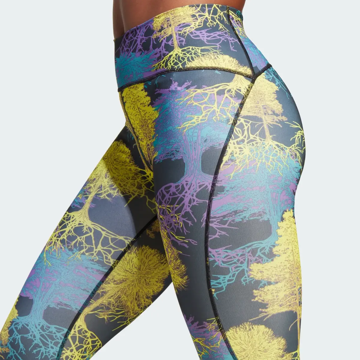 Adidas Legginsy adidas by Stella McCartney TruePurpose Optime Printed 7/8 Training. 2