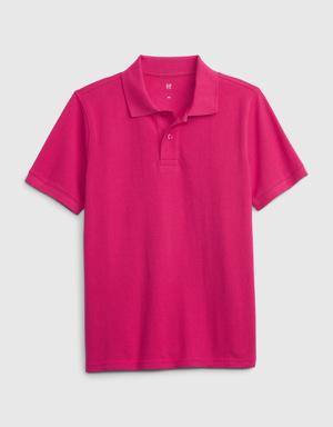 Gap Kids Pique Polo Shirt multi