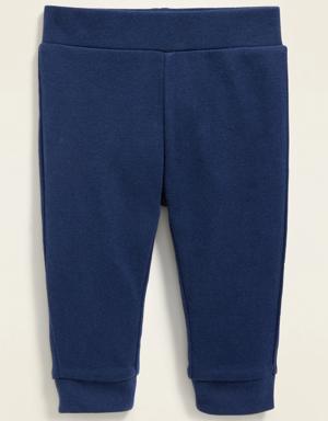 Unisex Solid Jersey-Knit Leggings for Baby blue