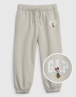 &#215 Disney Toddler Minnie Mouse Fleece Sweatpants beige